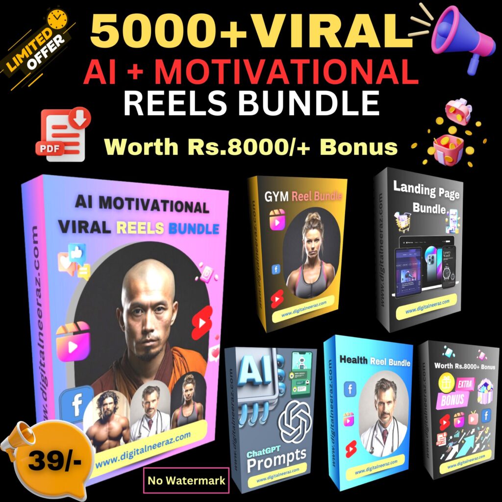 5000+ AI motivational reels Bundle